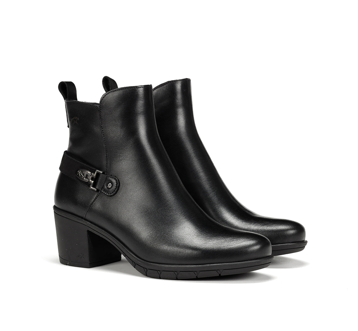 Fluchos Nydia F1798 bottine noire femme cuir