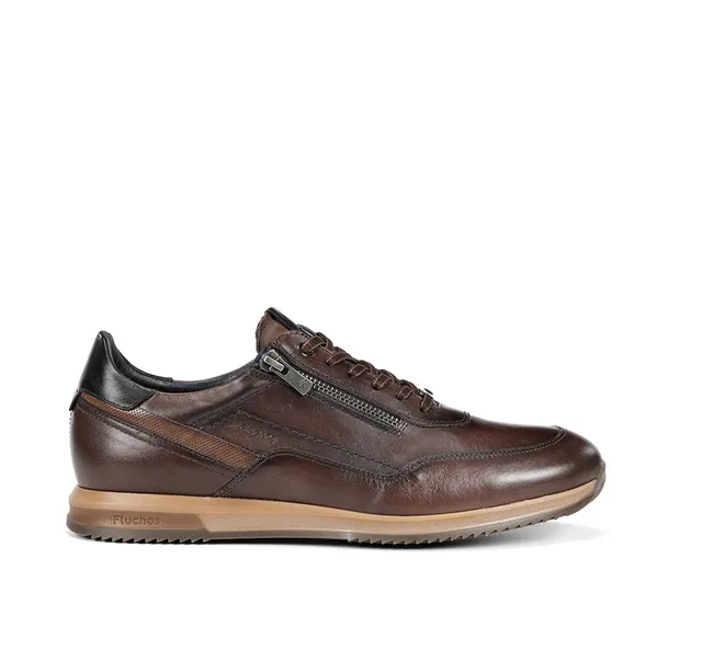 Fluchos Samir F2264 basket marron homme cuir
