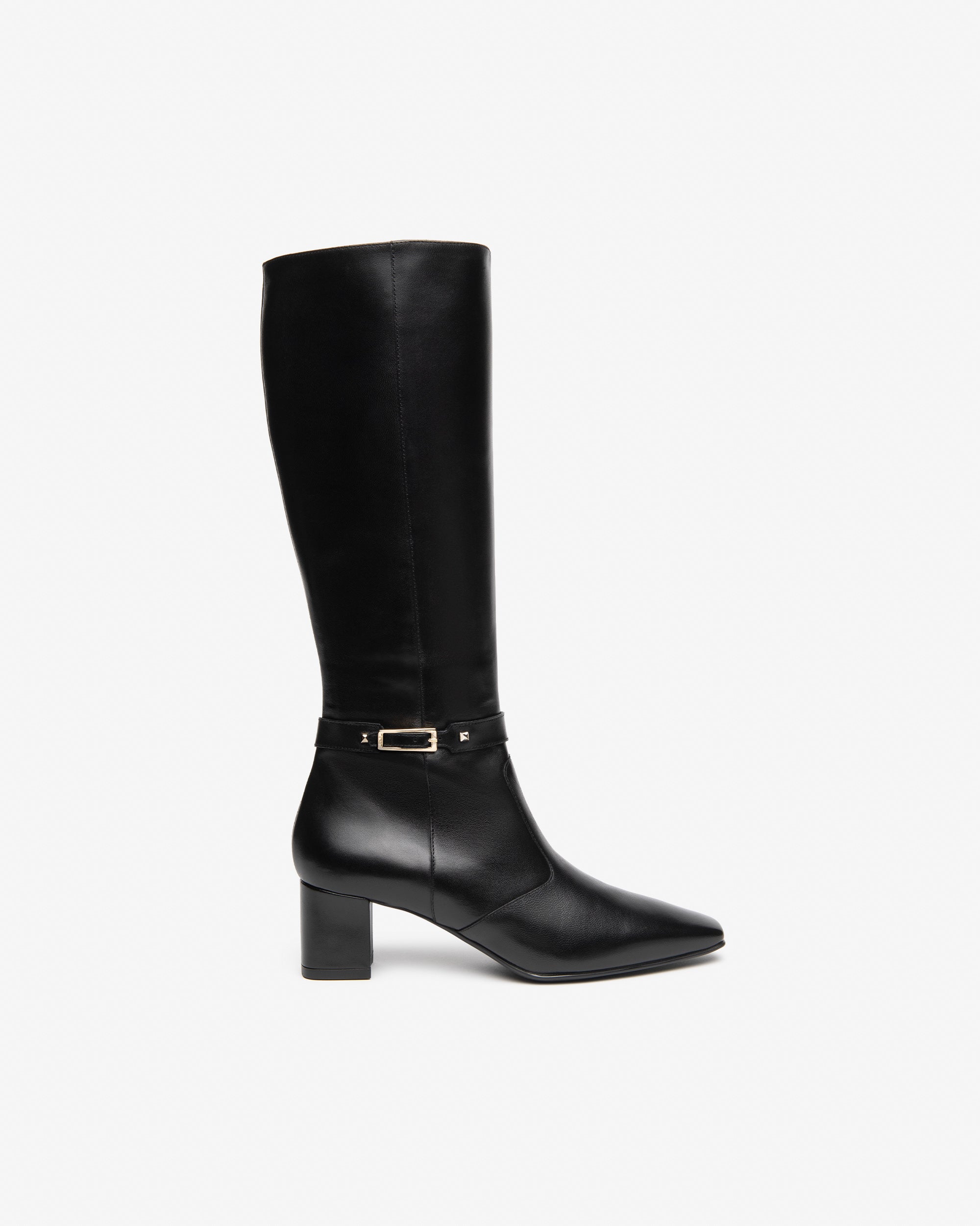 Nero Giardini Boots bottes cuir femme talon 55 mm