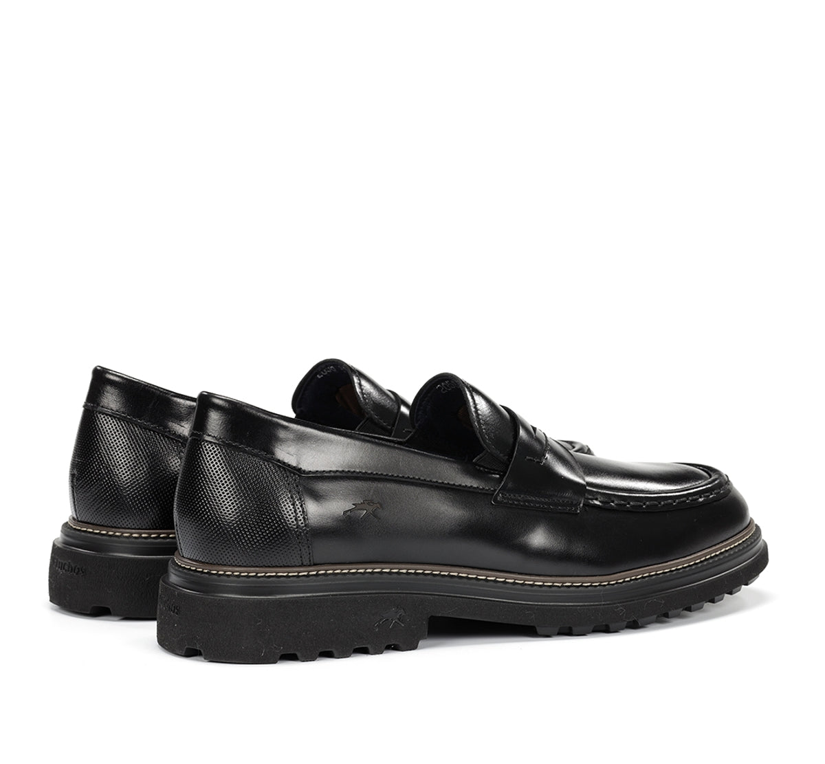 Fluchos Lincon F2058 mocassins homme noir cuir