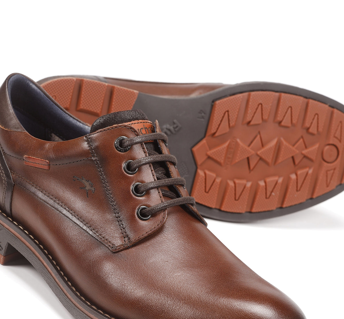 Fluchos Terry F1340 chaussures marron homme cuir