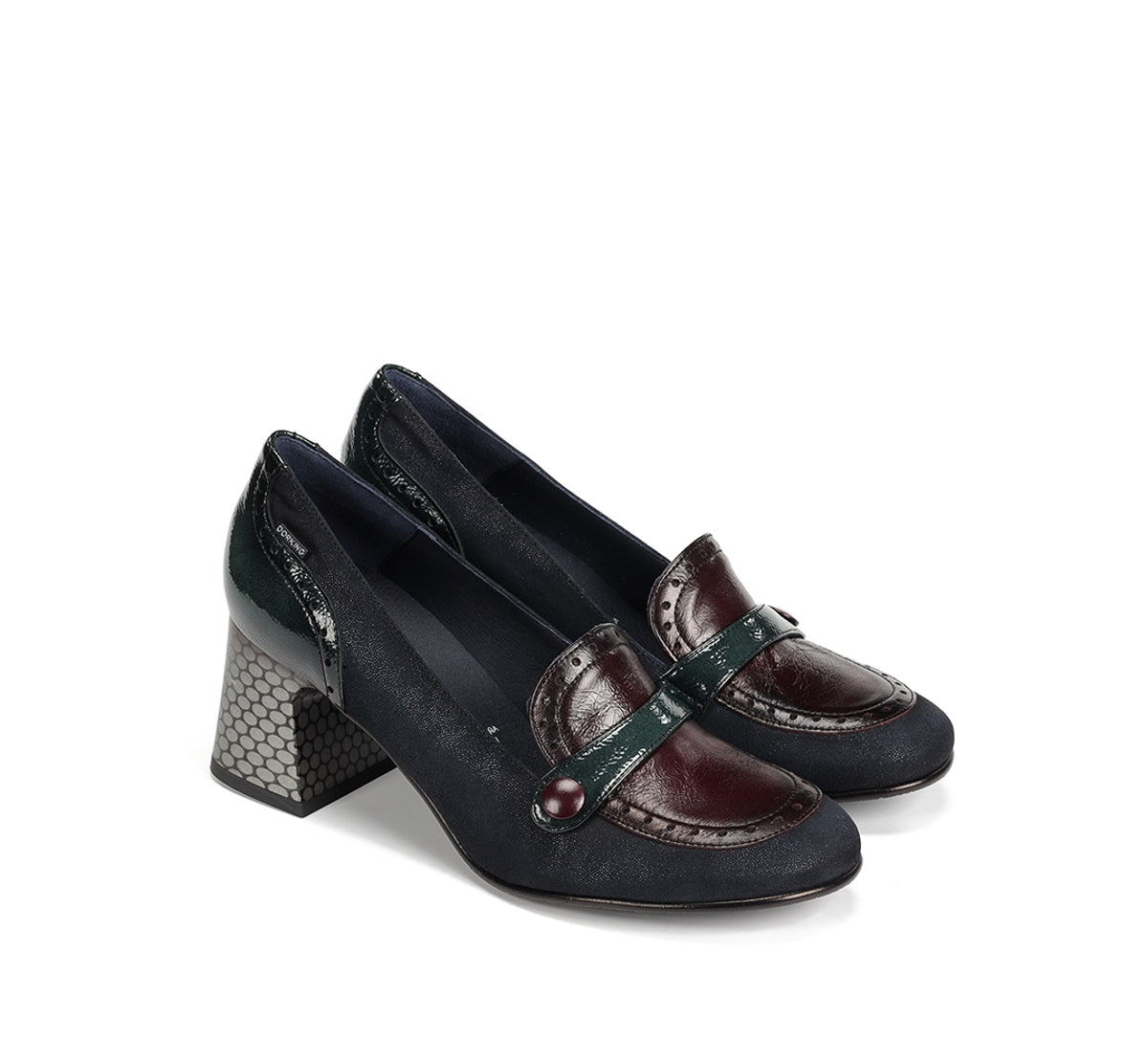 Dorking by Fluchos Dacy D9614 mocassin bleu talon