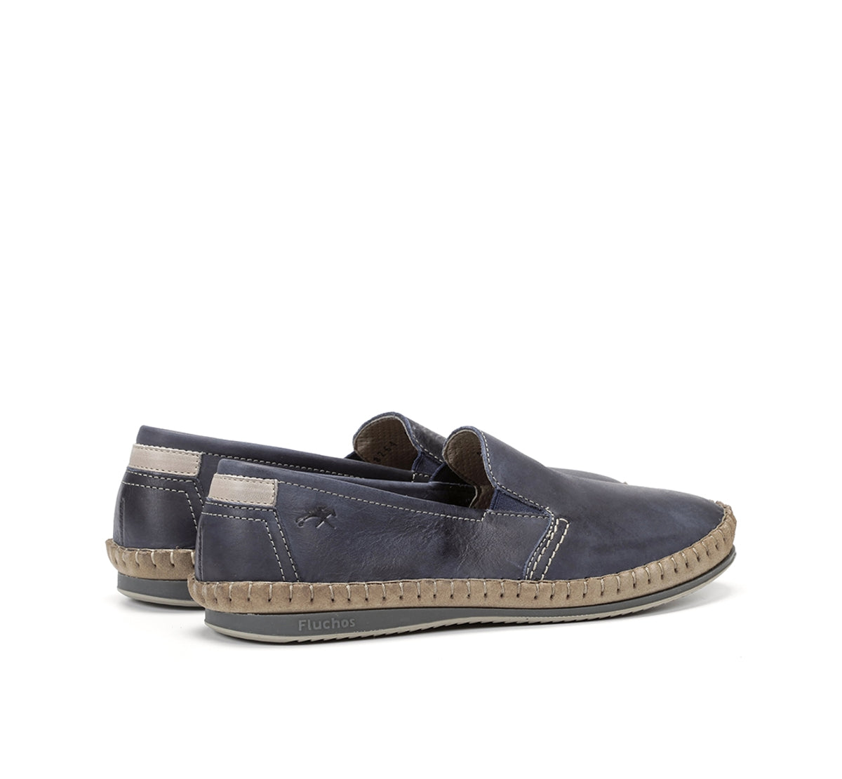 Fluchos Bahamas 8264 mocassins bleu sans lacets