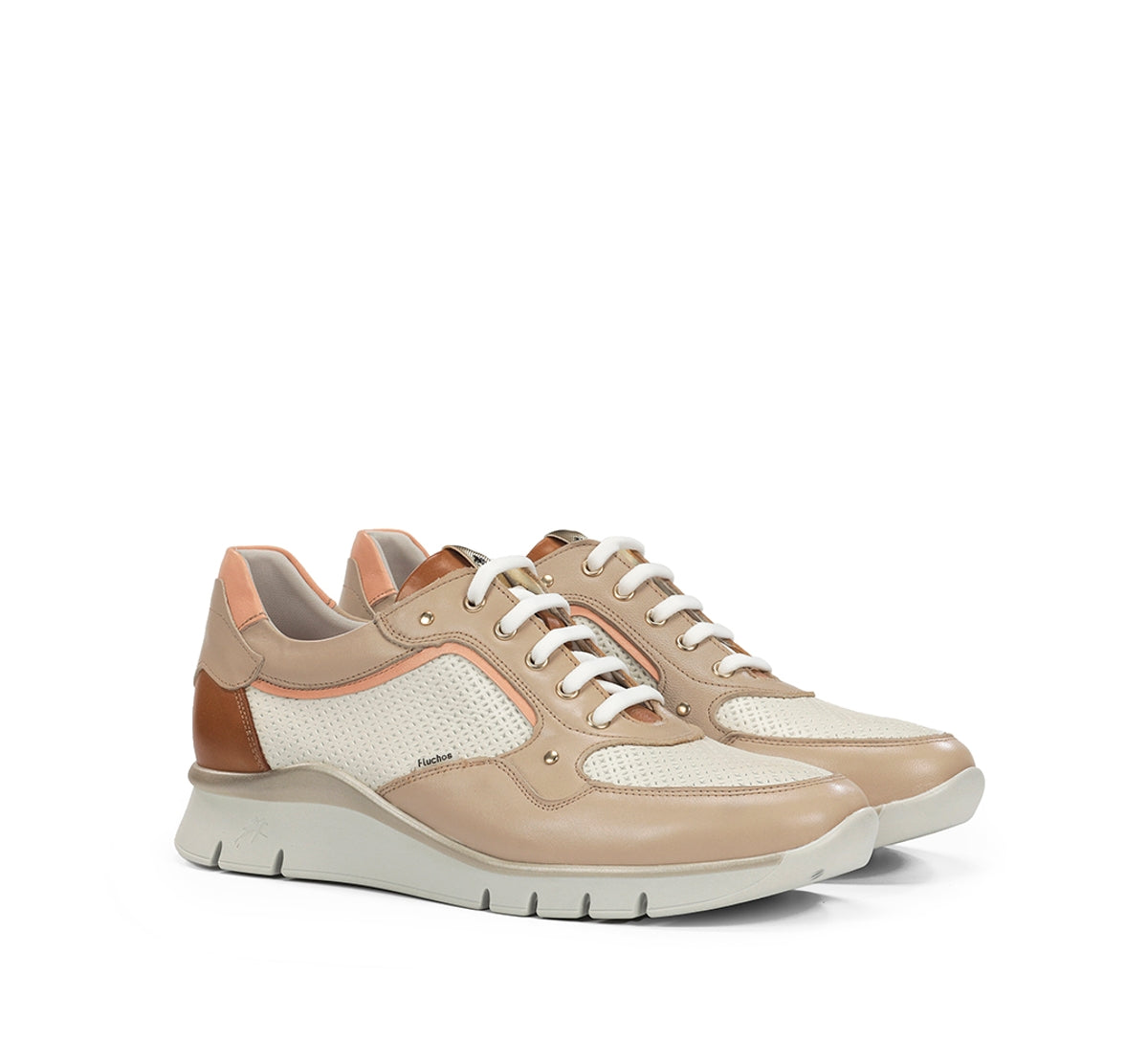 Fluchos Union F2177 basket femme taupe souple
