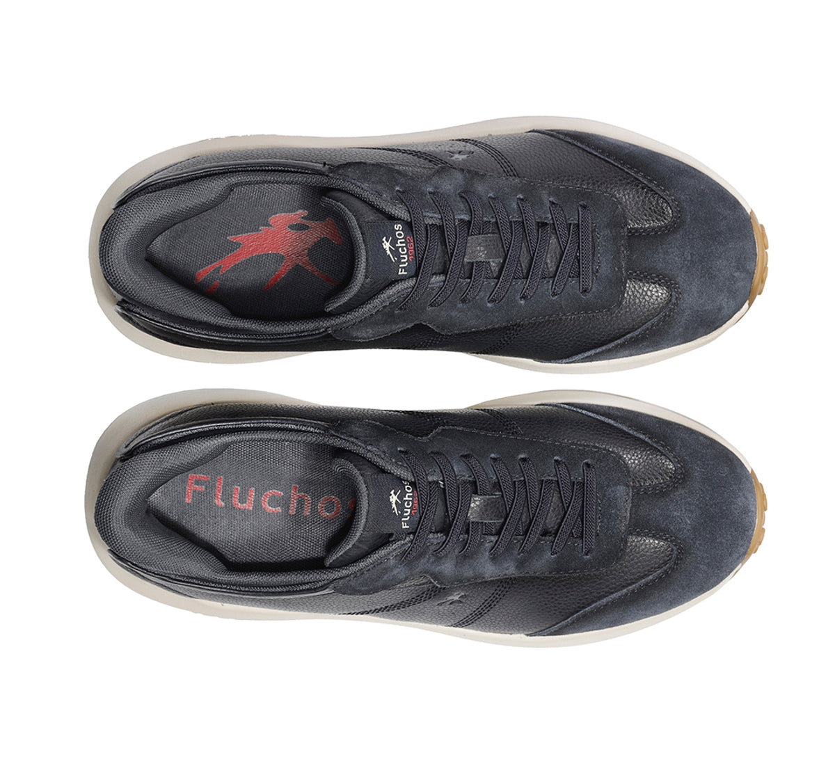 Fluchos Clay F2557 basket bleue homme cuir