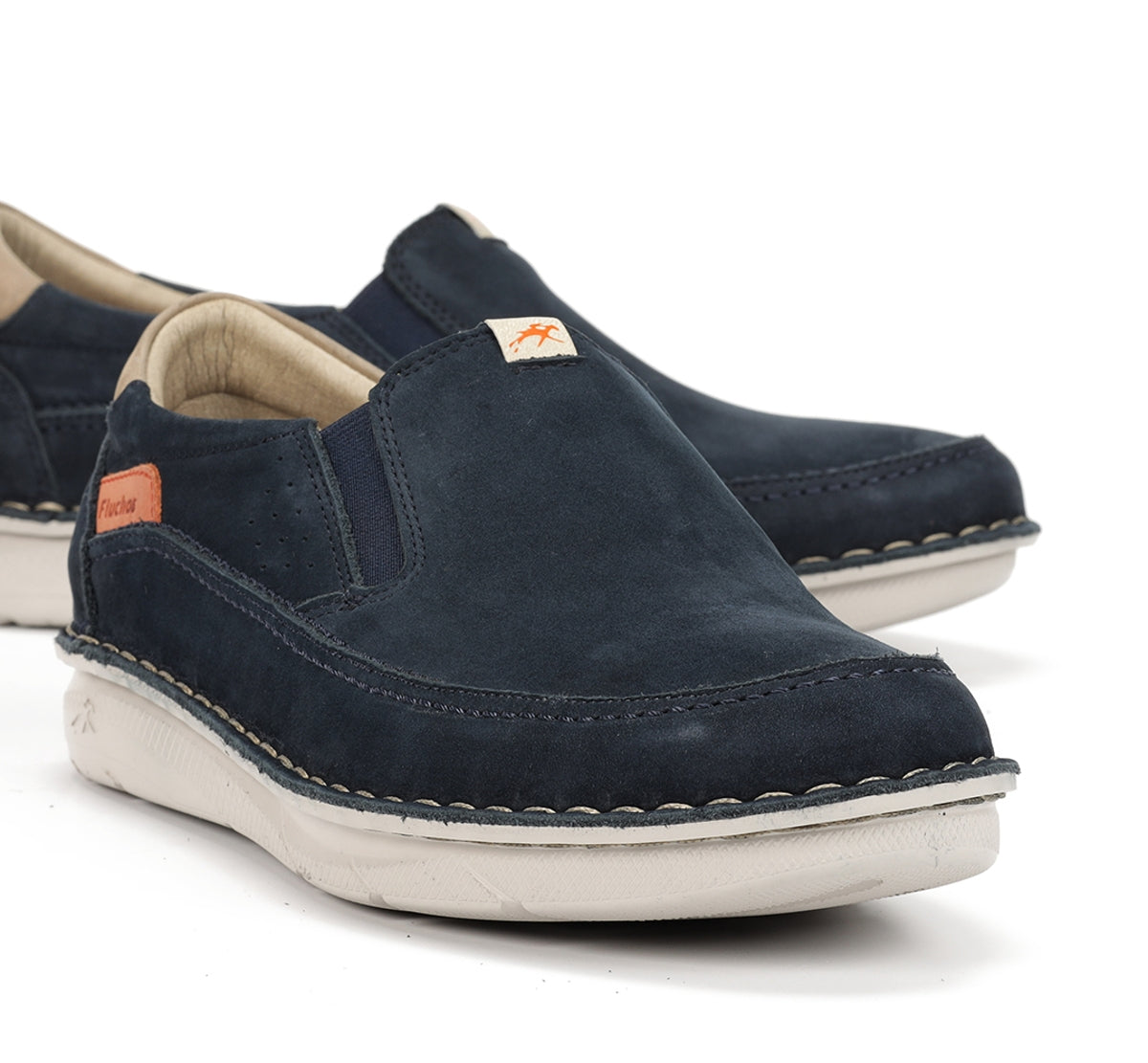 Fluchos Slip On Parker F2001 chaussure homme bleu confort