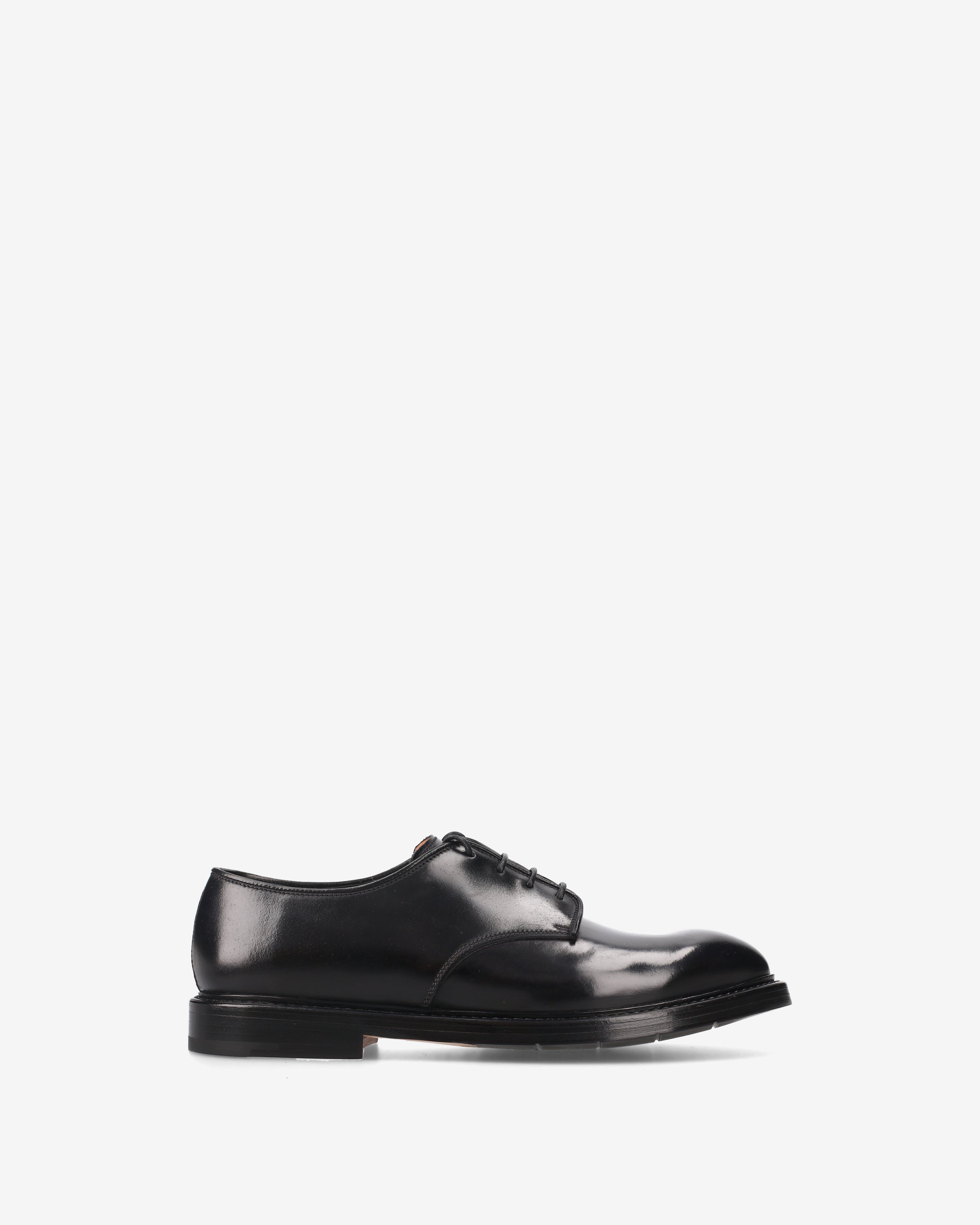 Premiata derbies homme noir cuir made in Italy