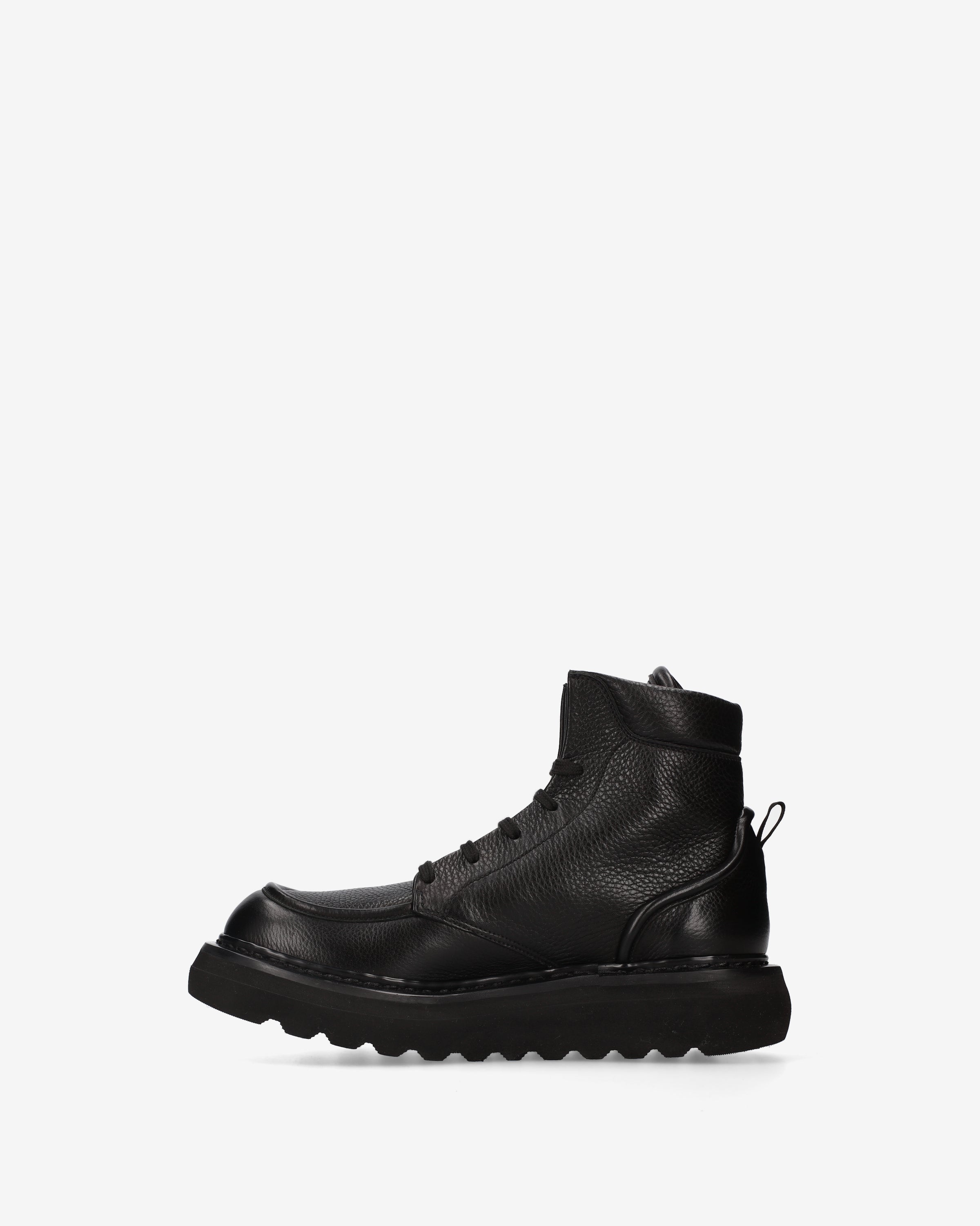 Premiata Boots bottines cuir noir lacets homme