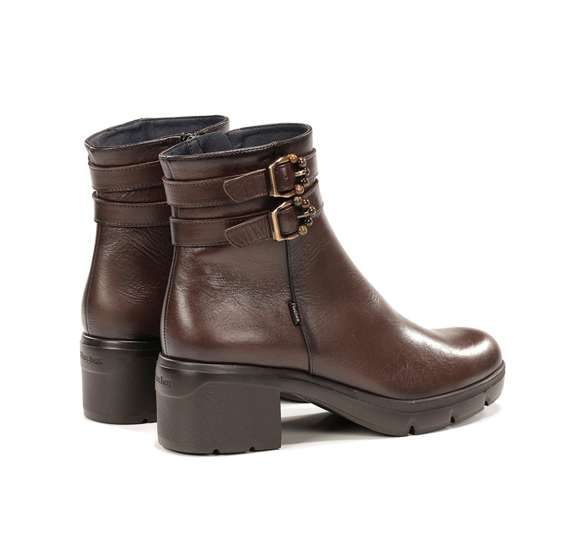 Fluchos Fugaz F2516 bottine femme marron talon