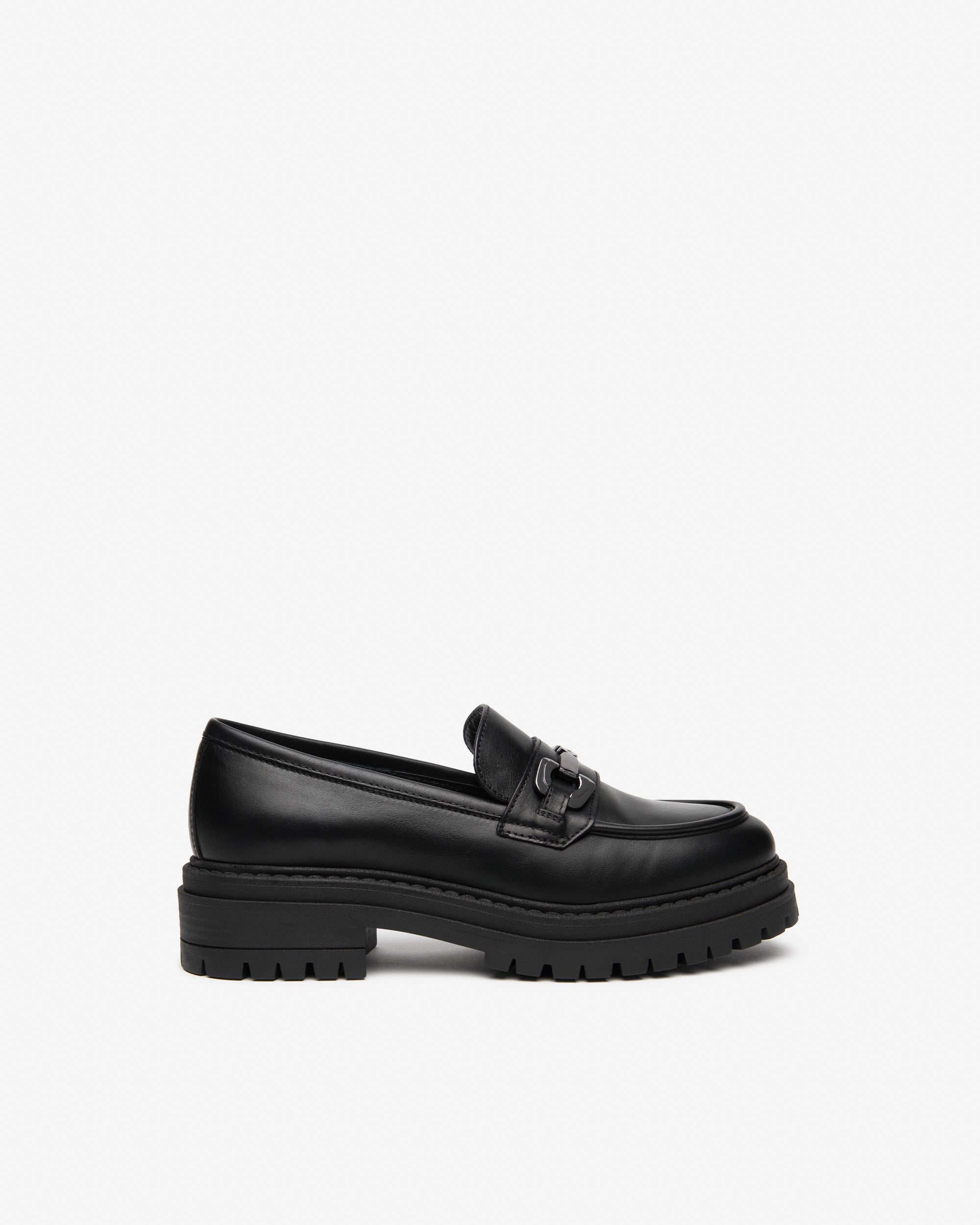 Nero Giardini Loafers Mocassins Cuir Femme Talon 40mm