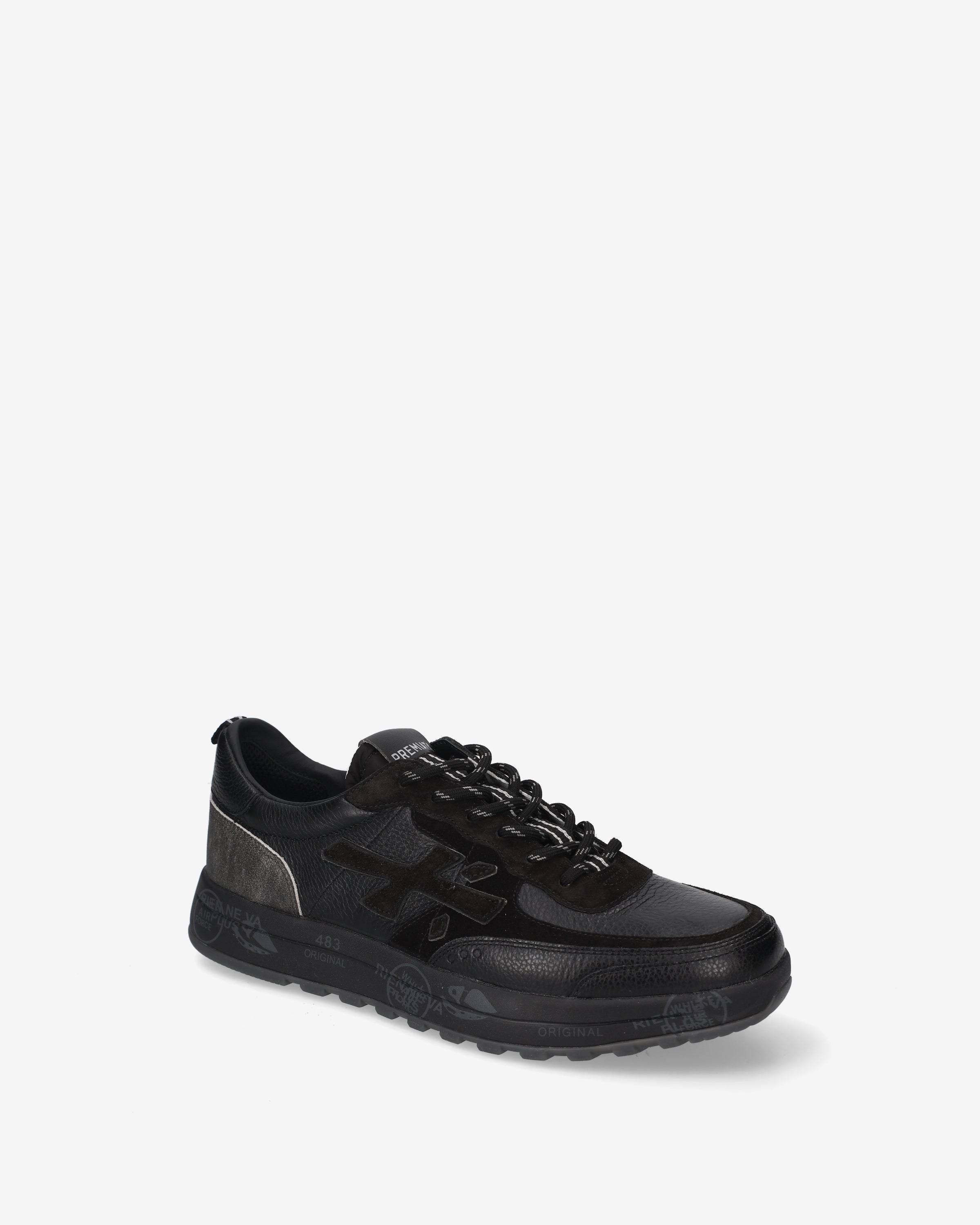 Premiata Nous 8465 sneakers cuir noir homme