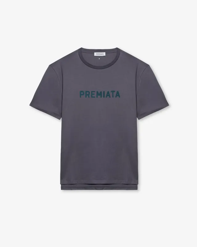 Premiata T-Shirt Graphic Iron t-shirt homme coton gris