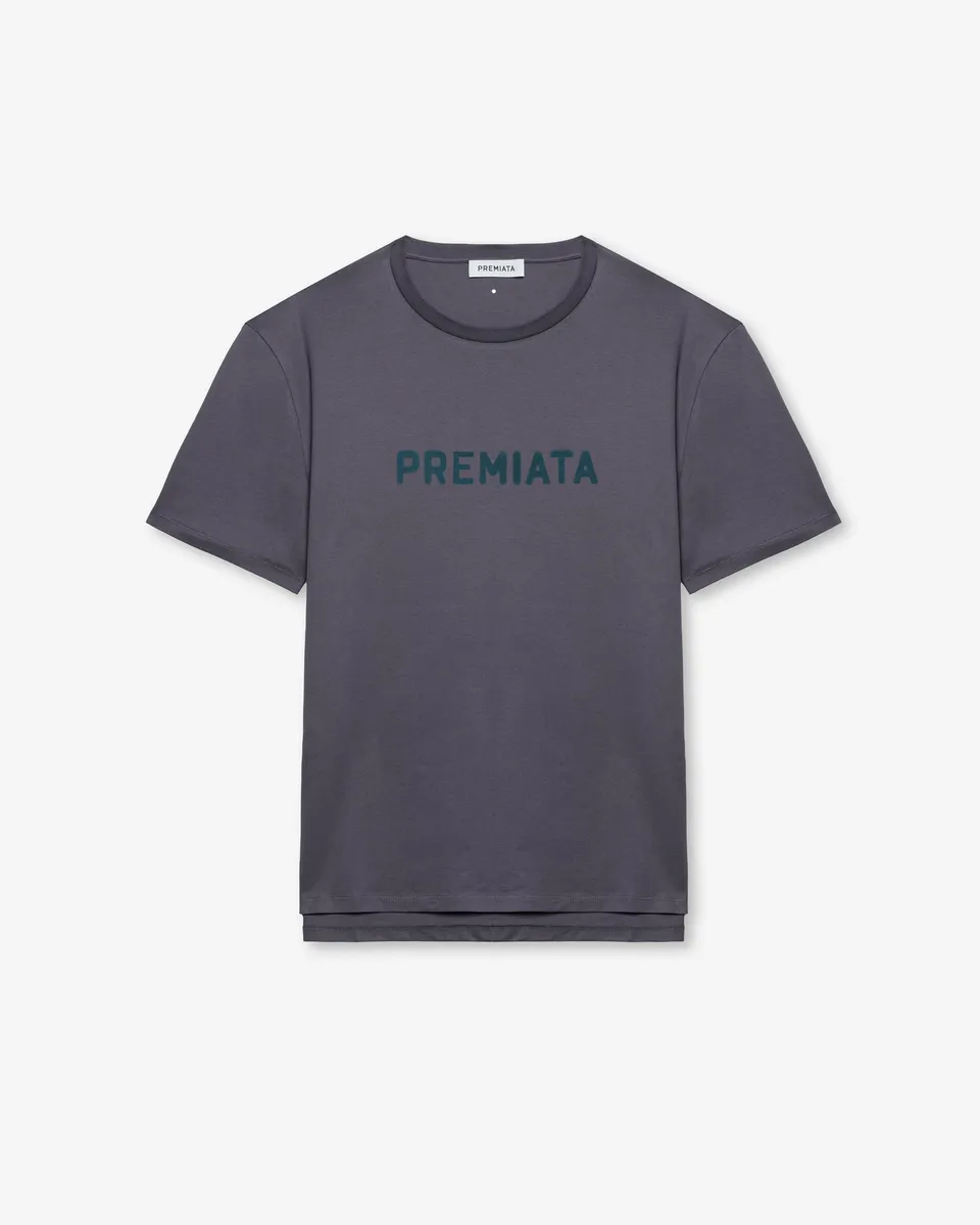 Premiata T-Shirt Graphic Iron t-shirt homme coton gris