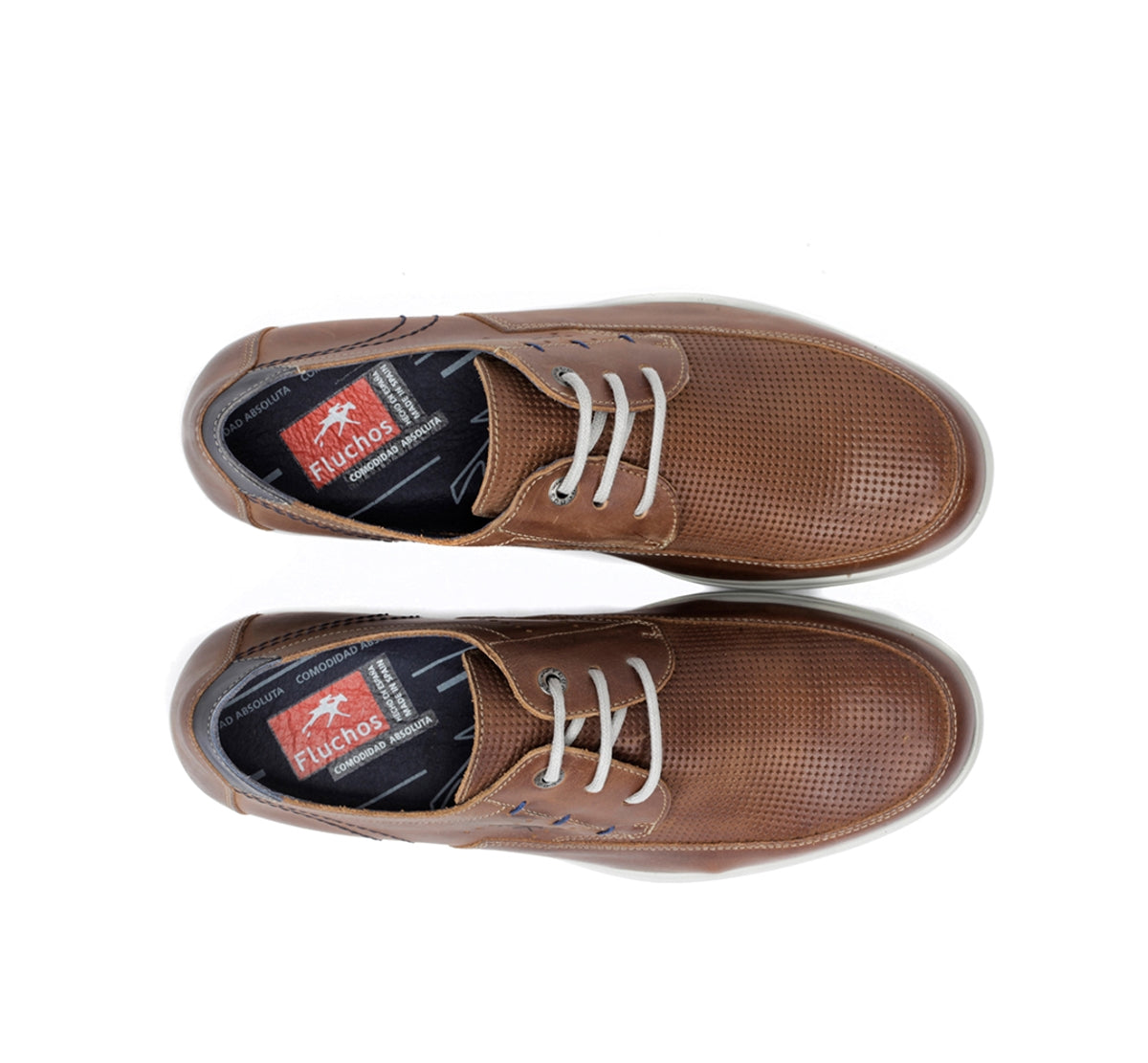 Fluchos Sumatra F0119 derbies homme marron cuir légers