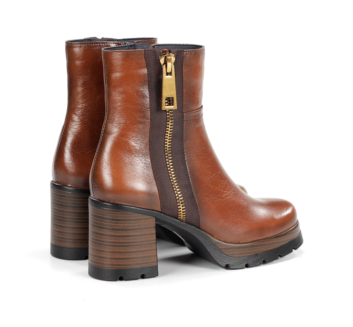 Dorking by Fluchos Safe D9413 bottine marron talon femme