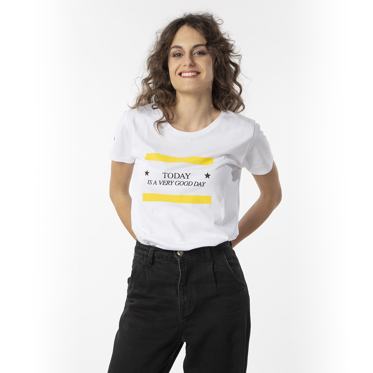 Leitmotiv Bianca T-shirt Femme Blanc Coton