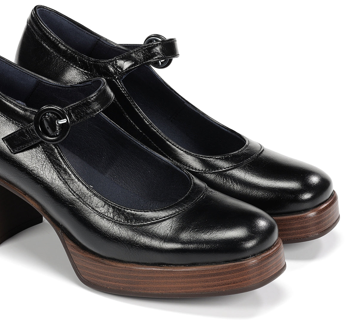 Dorking Cristel D9154 chaussure femme noir plateforme