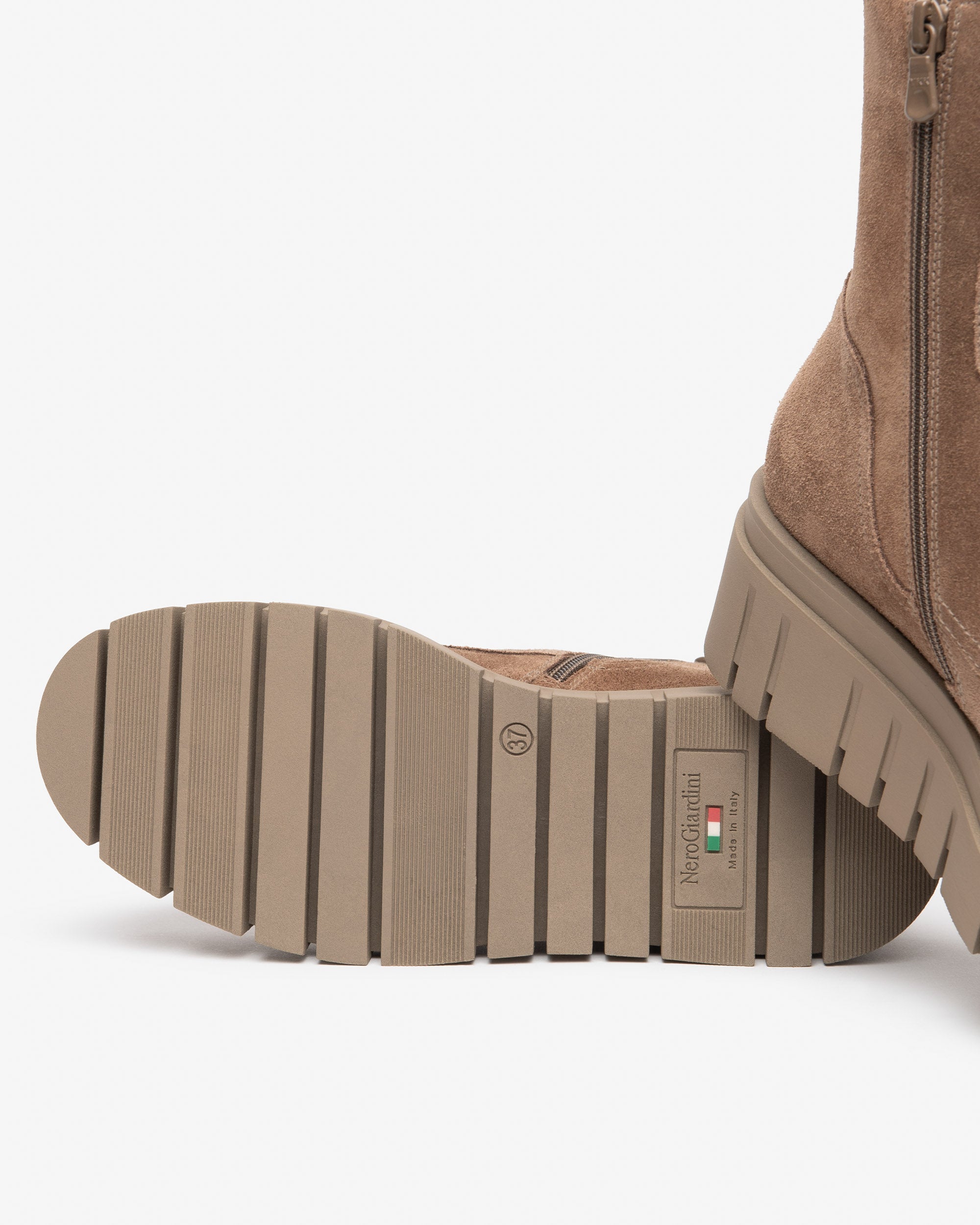 Nero Giardini Combat Boots rangers femme daim plateforme