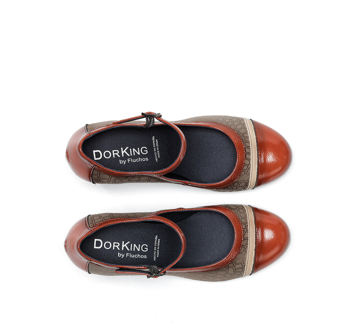 Dorking by Fluchos Rodin D8669 chaussure taupe femme