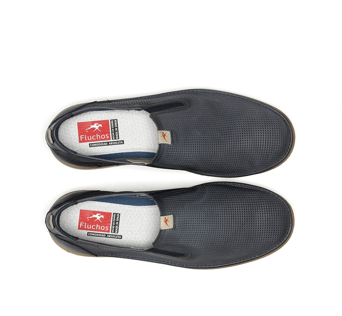 Fluchos Leo F1946 slip on homme bleu léger