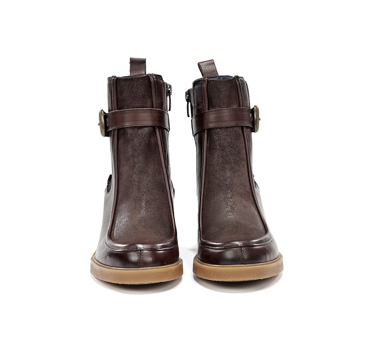 Dorking by Fluchos Aroma D9755 bottines marron cuir femme