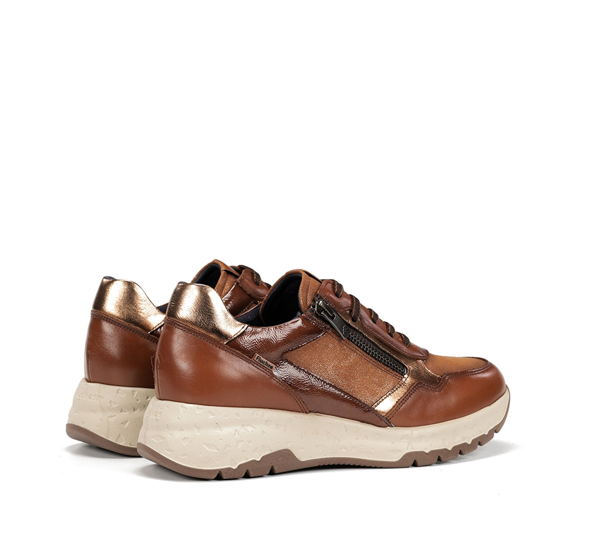 Fluchos Nexus F2308 baskets femme marron cuir