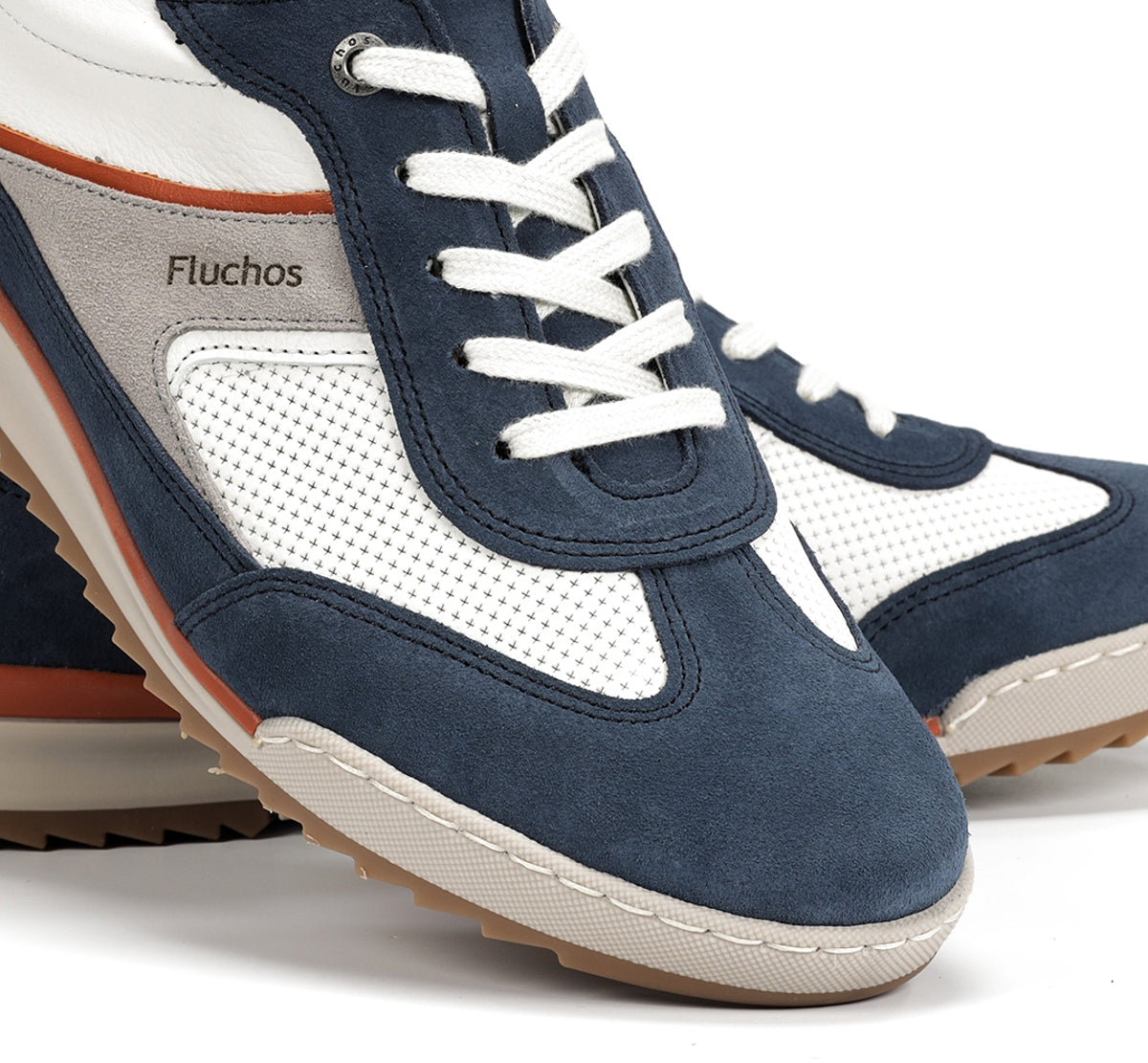 Fluchos Elder F2184 basket bleu confort homme