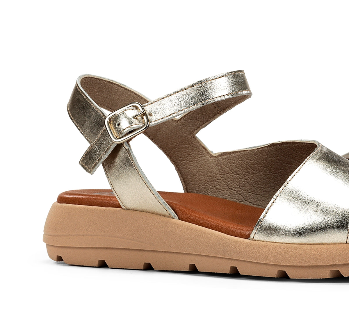 Dorking Gandia D9463 sandales doré femme boucle