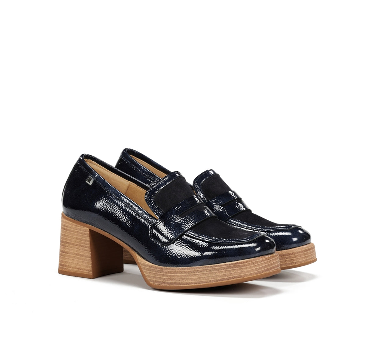 Dorking by Fluchos Cristel D9439 mocassins bleu 38 plateforme