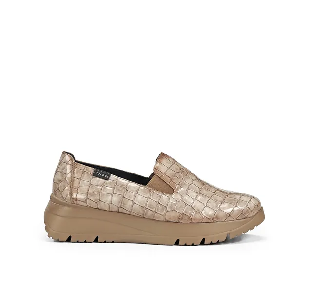 Fluchos Eira F2159 slip-on femme taupe confort