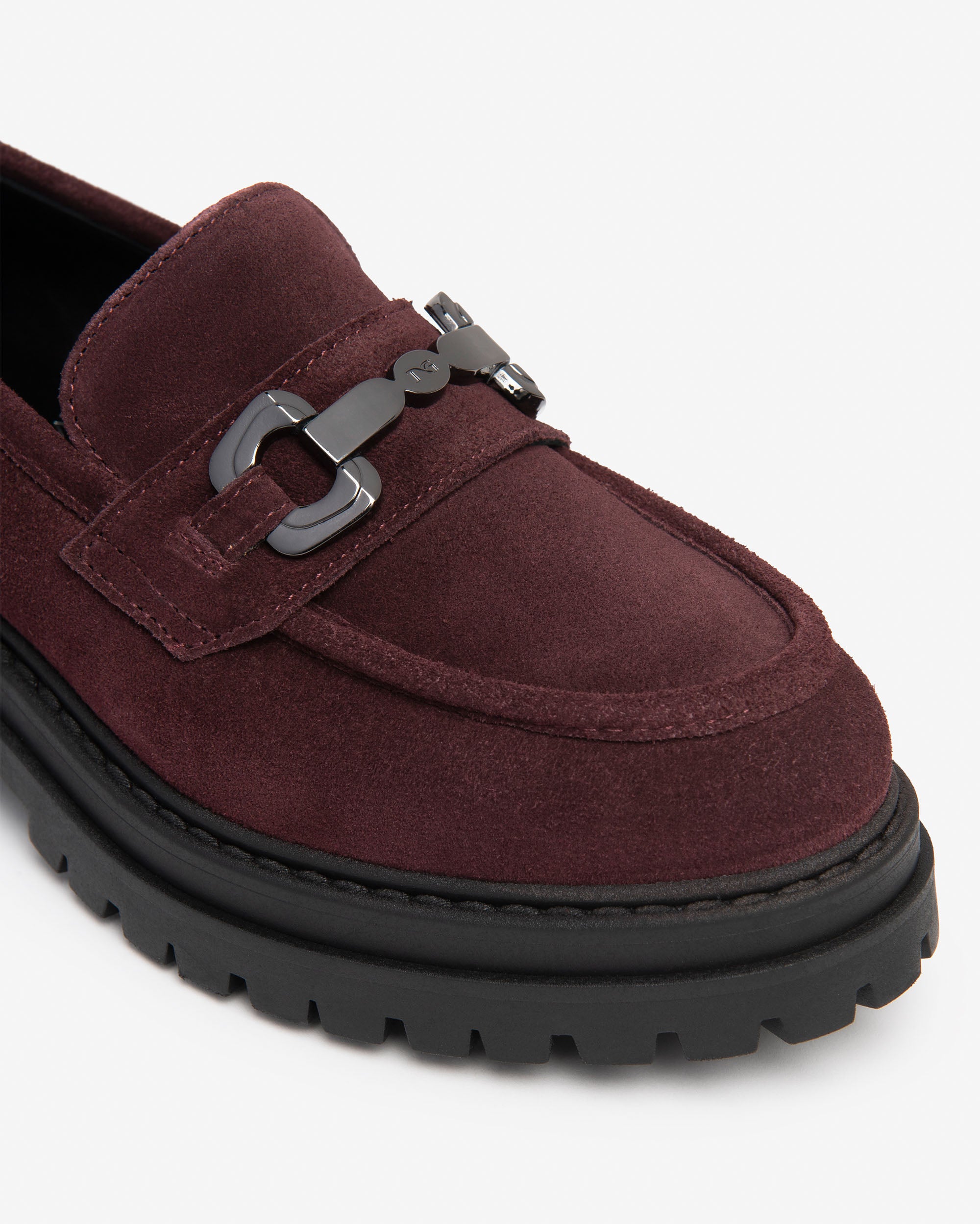 Nero Giardini Loafers mocassins daim femme talon 4 cm