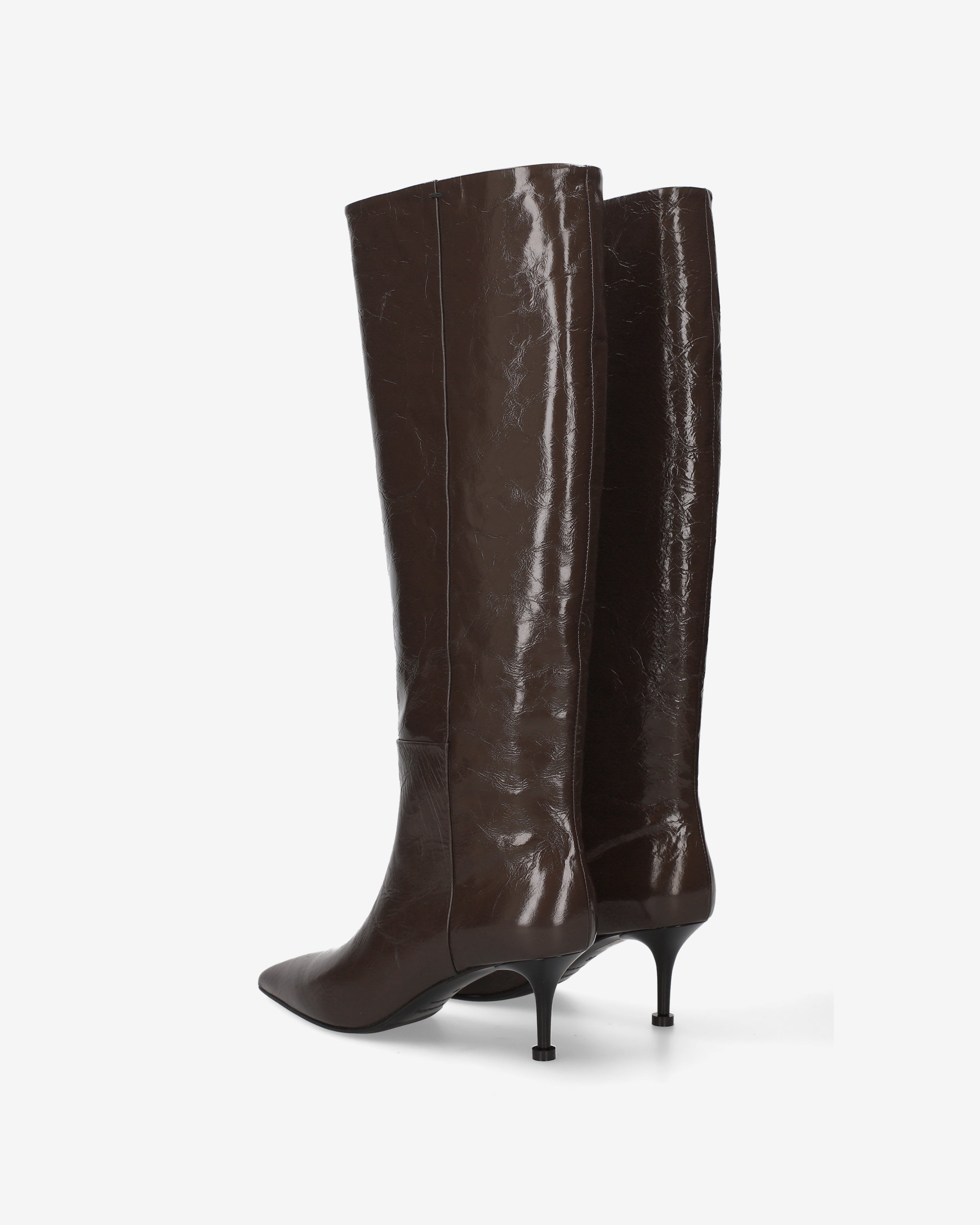Premiata Boots bottes cuir marron pointure 38 talon 6,5 cm
