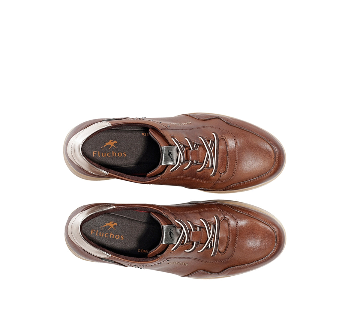 Fluchos Novax F2545 baskets marron femme compensées
