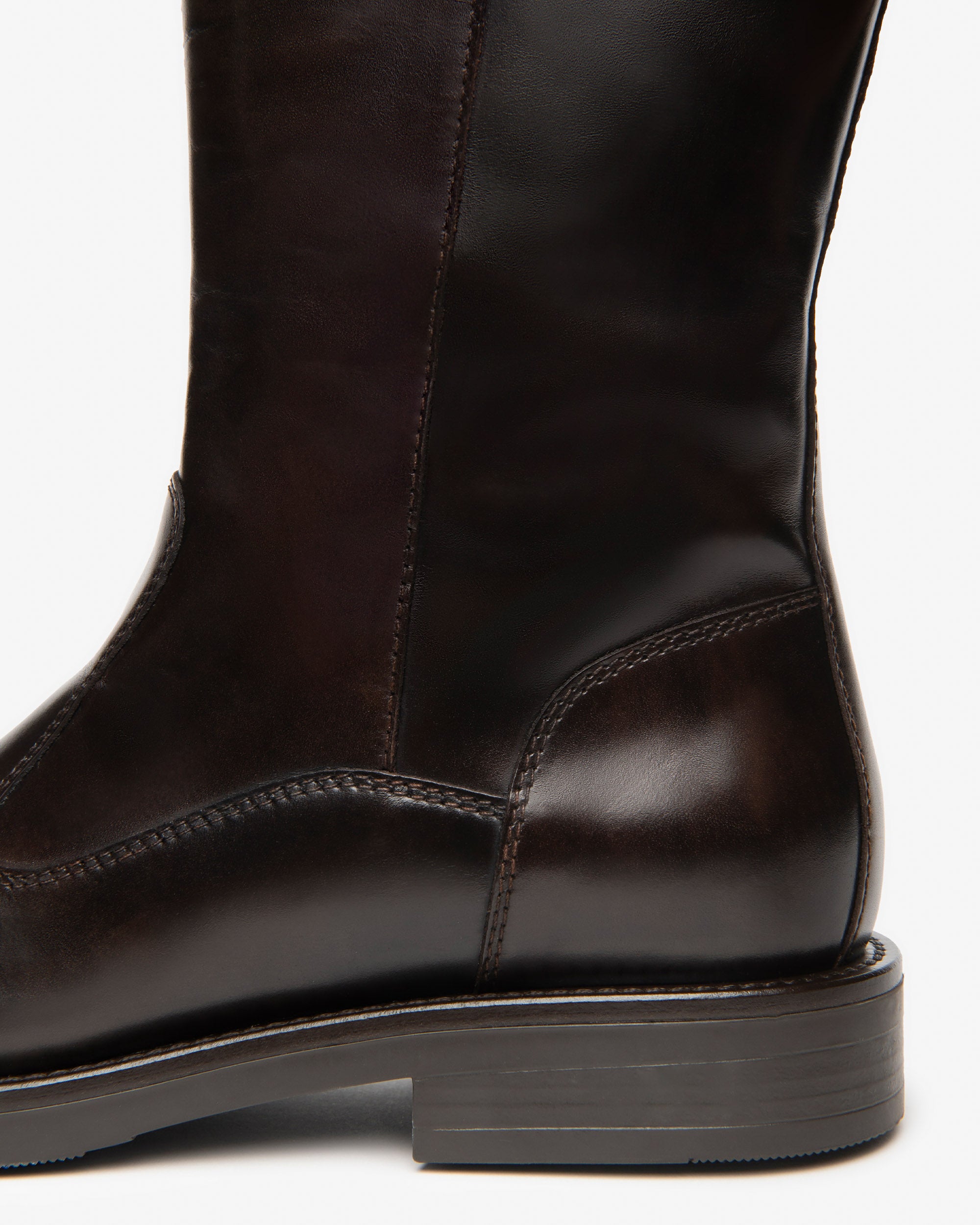 Nero Giardini Boots bottes cuir femme boucle talon 30 mm