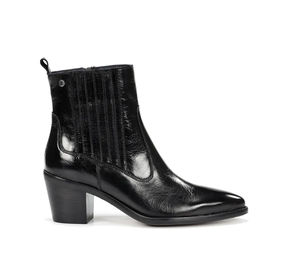 Dorking Arwen D9425 bottine noire talon large