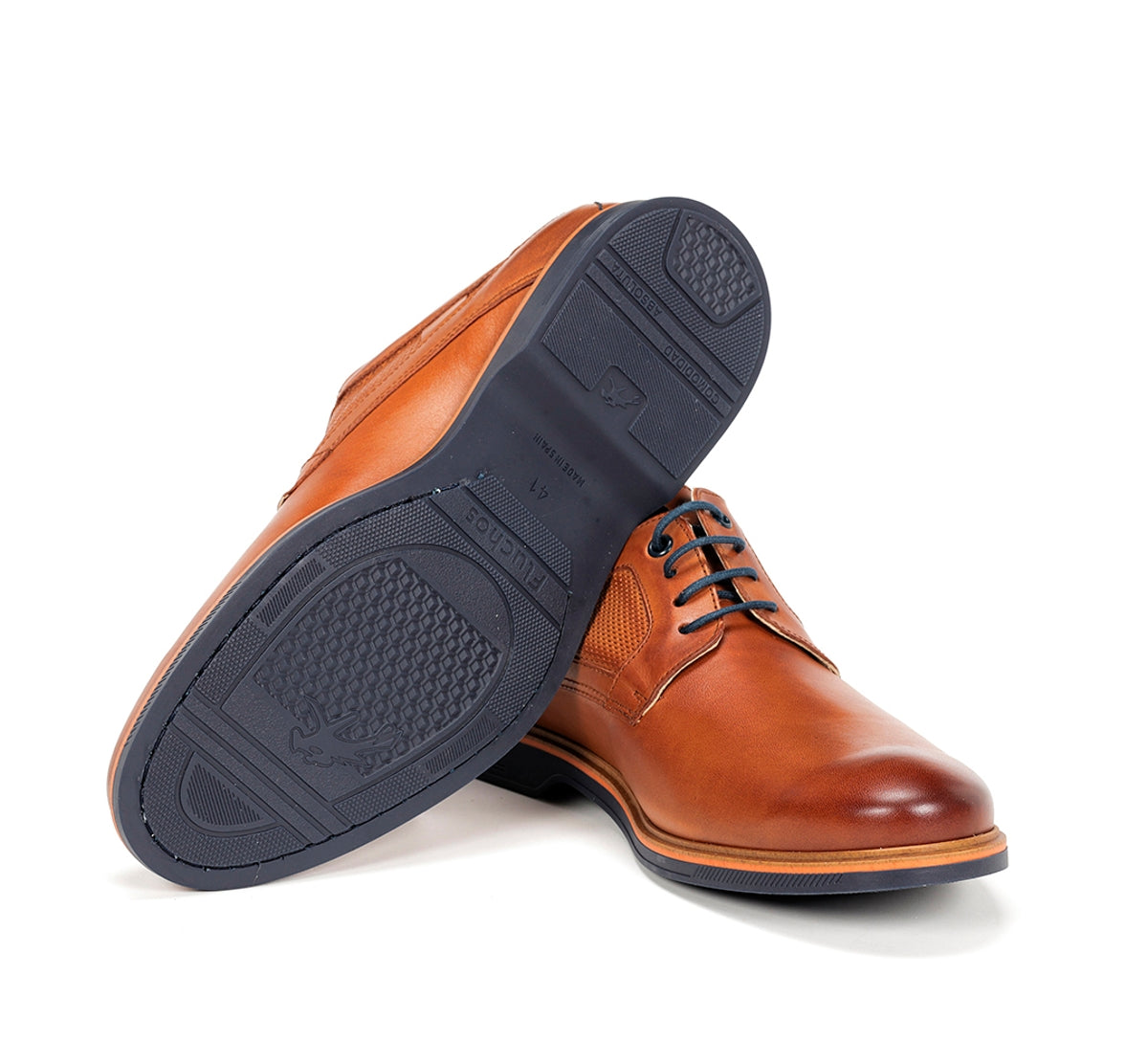 Fluchos Tristan F1744 chaussure marron homme large