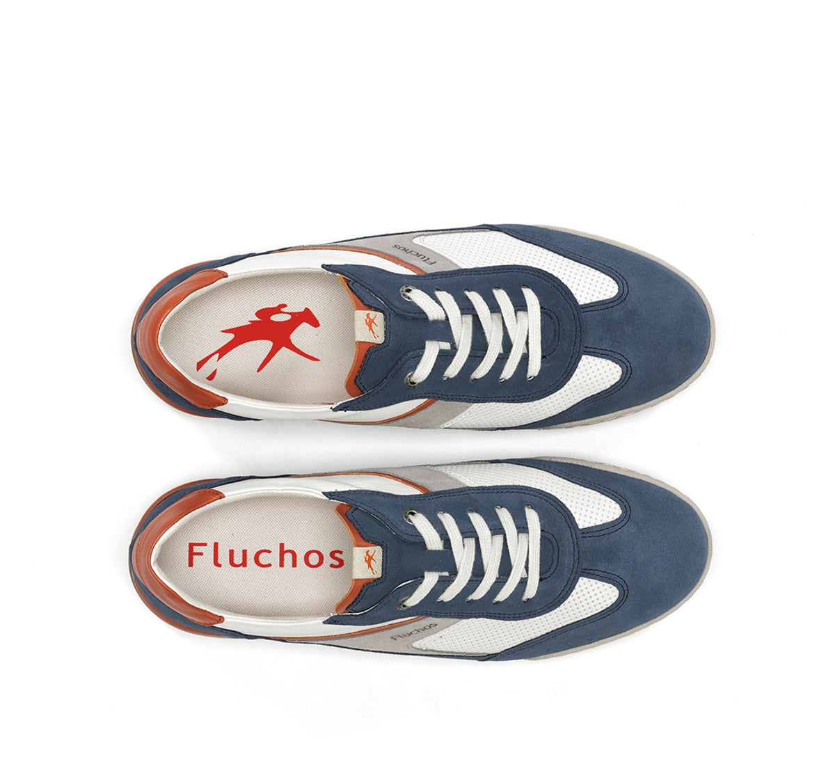 Fluchos Elder F2184 basket bleu confort homme