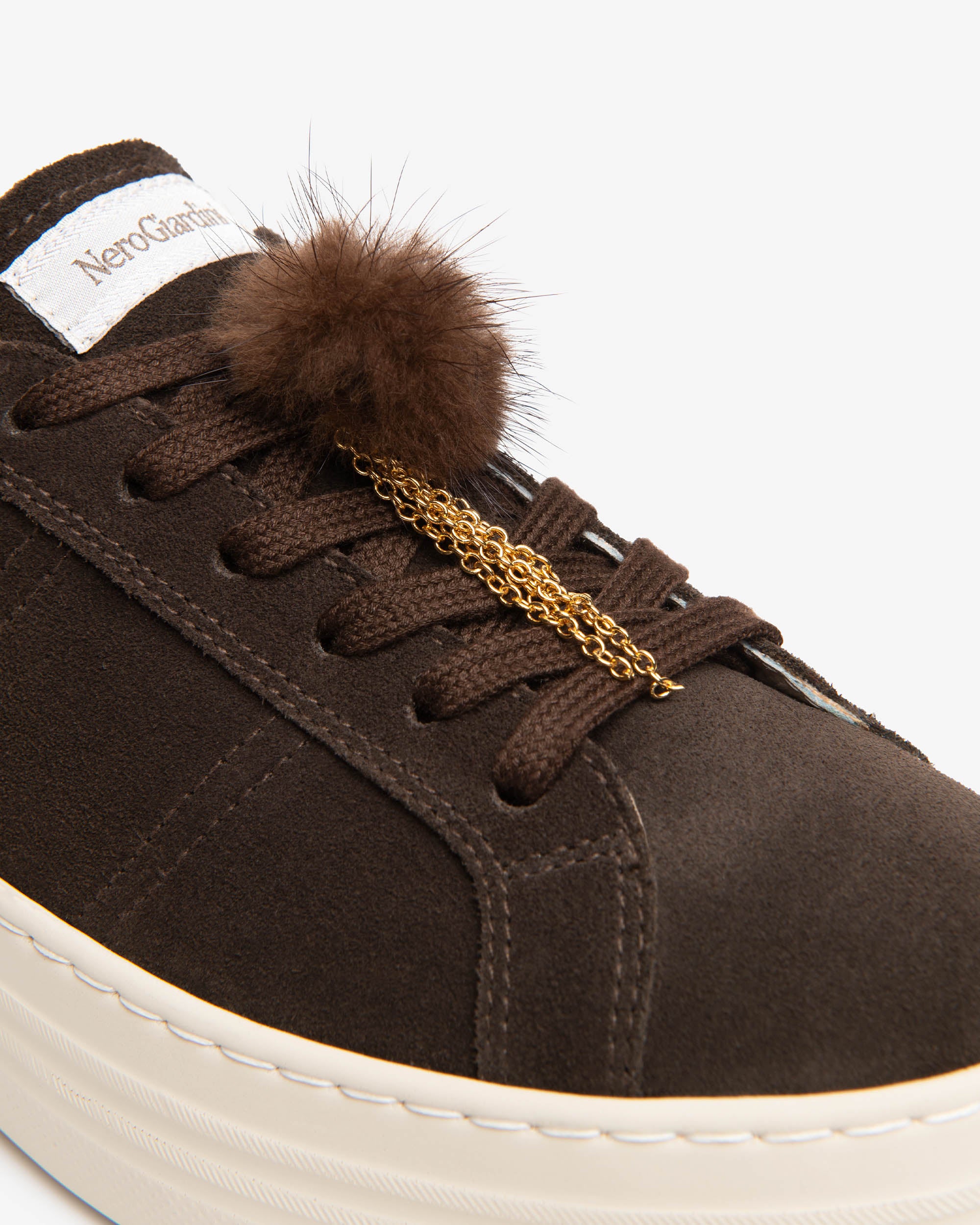 Nero Giardini Sneakers Baskets Daim Compensées 40 mm 38