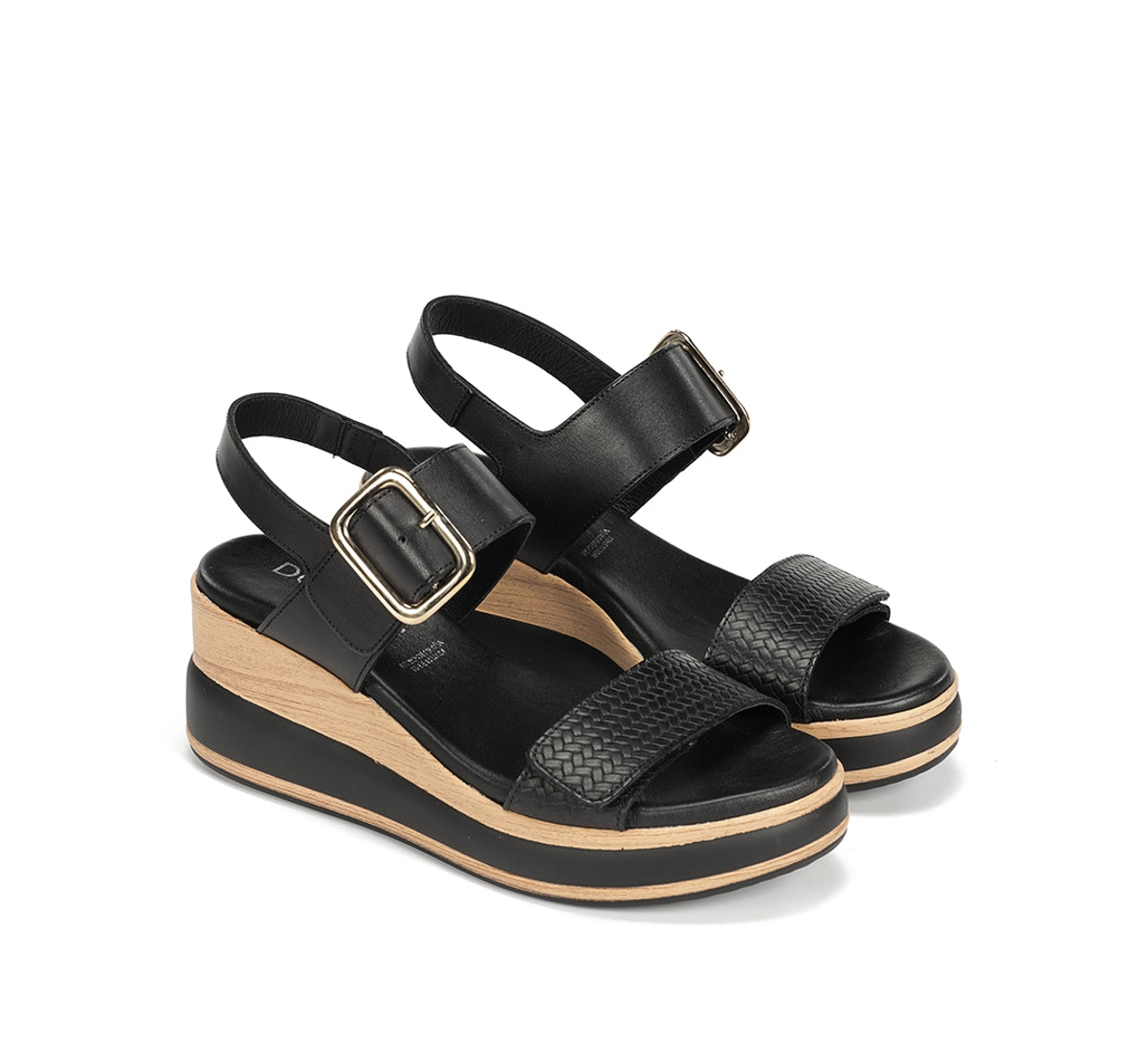 Fluchos Dorking Prince D9642 sandales noires plateforme