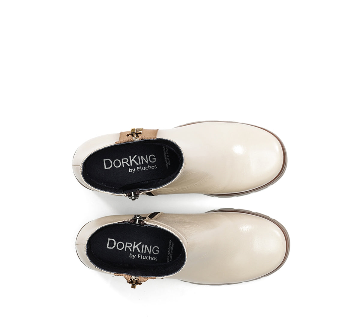 Dorking by Fluchos Safe D9413 Bottine Femme Taupe
