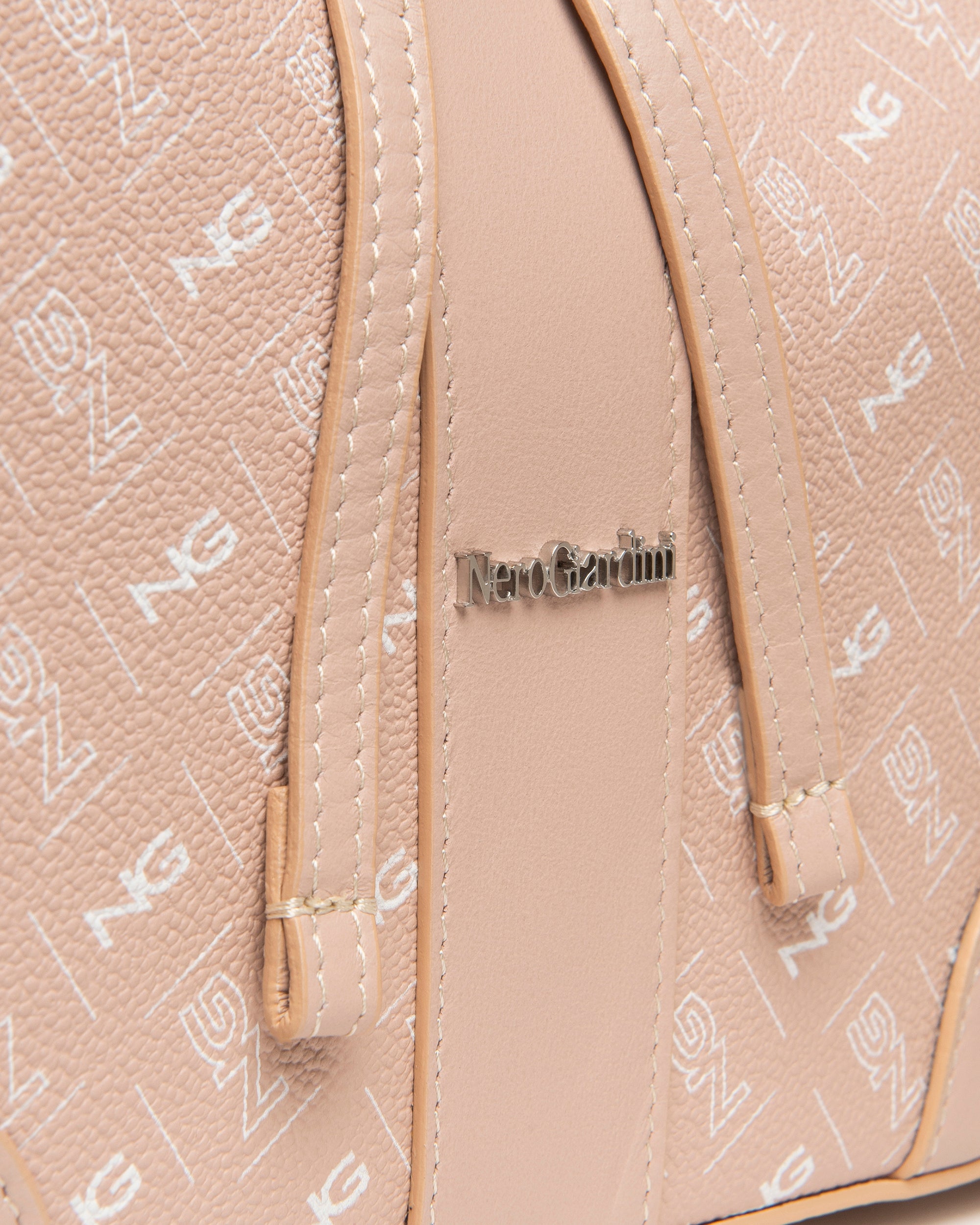 Nero Giardini Bags sac seau cuir femme monogramme cordon