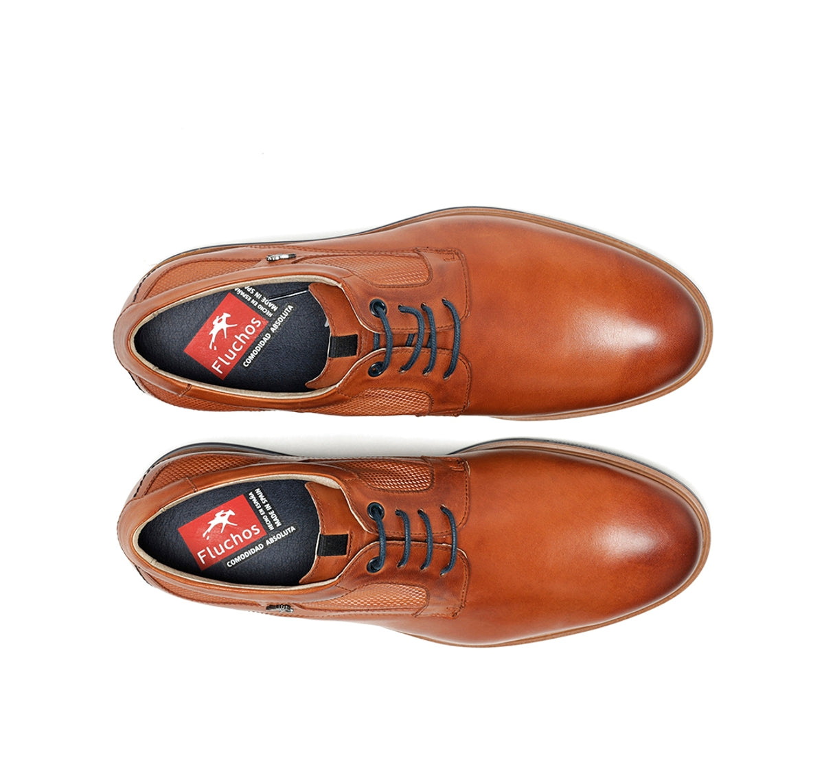 Fluchos Tristan F1744 chaussure marron homme large