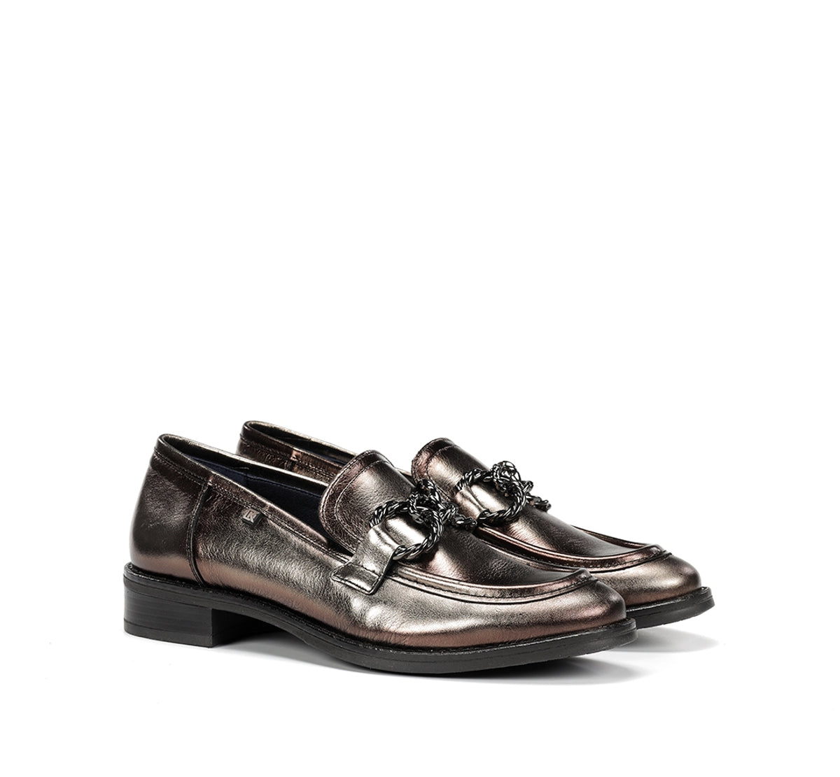 Dorking Harvard D9117 mocassins argent femme