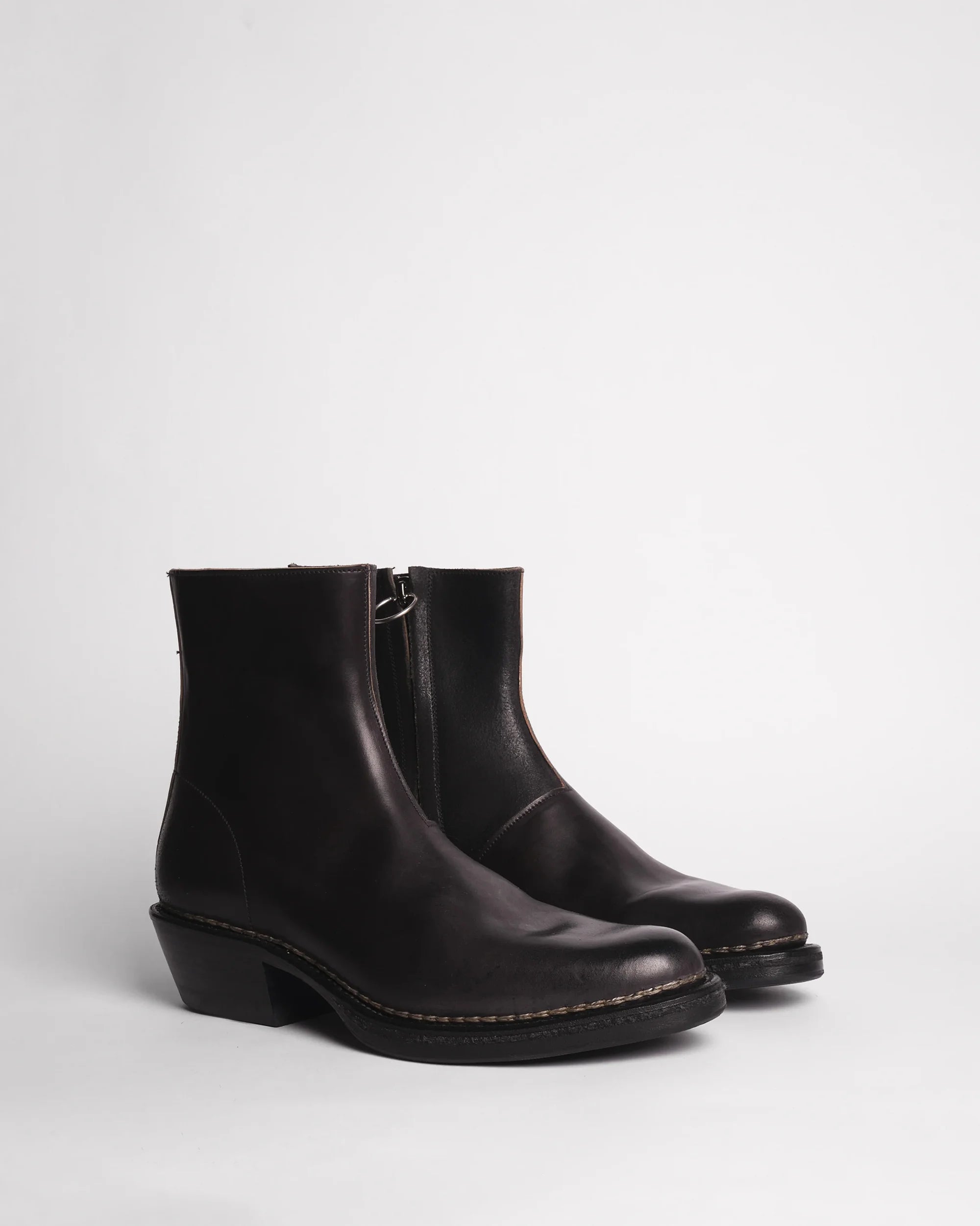 Premiata Boots 005 bottes cuir homme zip latéral