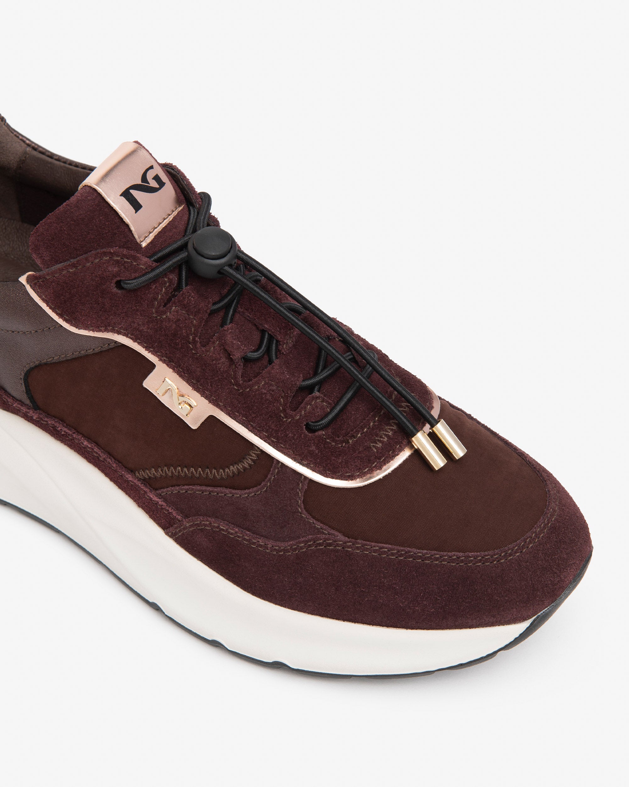 Nero Giardini Sneakers basket femme cuir toile 35-41