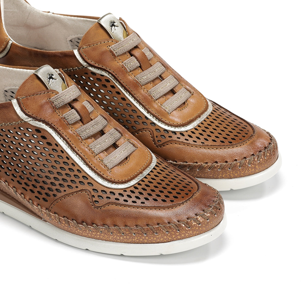 Fluchos Sella F2143 basket femme marron compensée