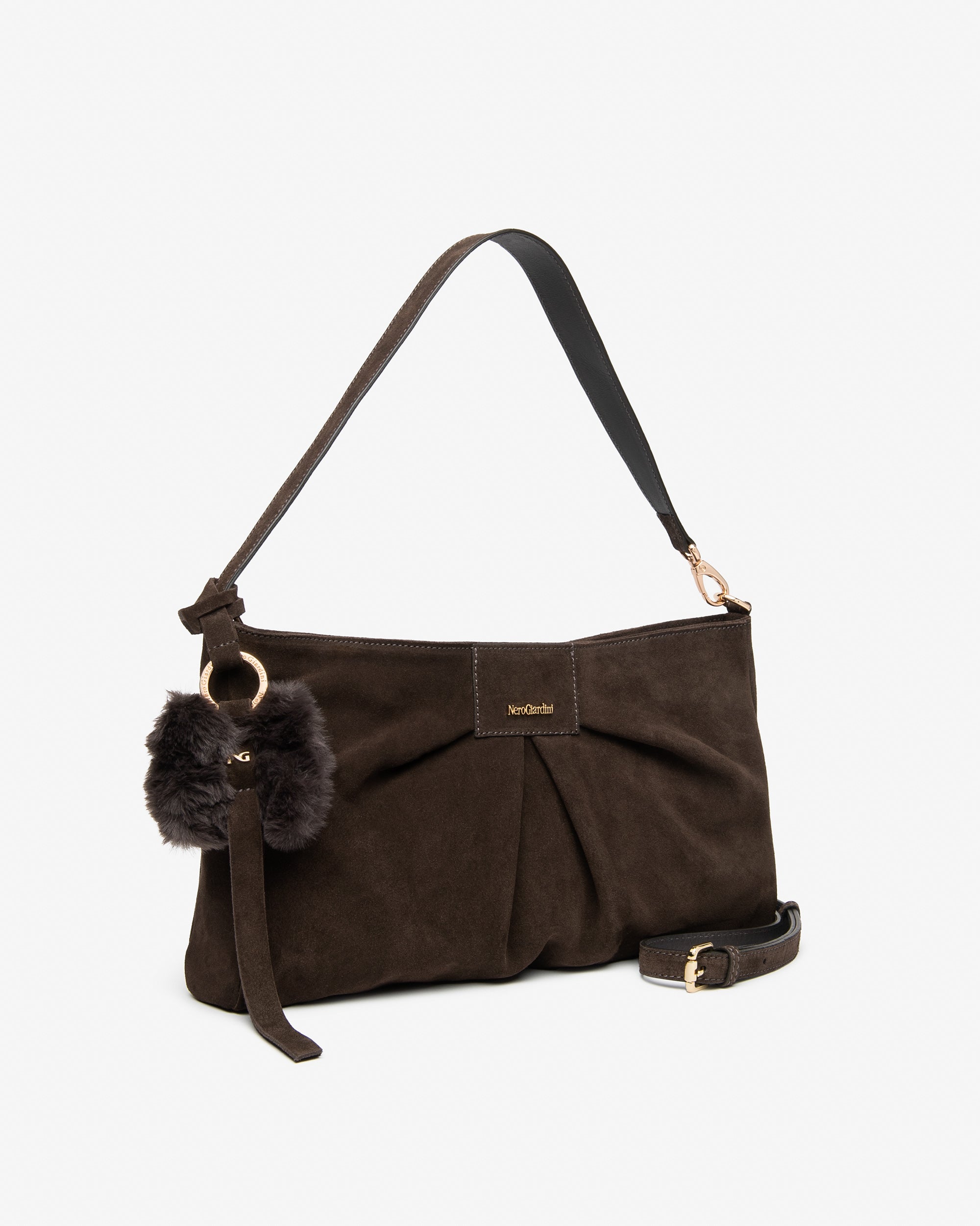 Nero Giardini Bags sac bandoulière cuir daim PZ doré