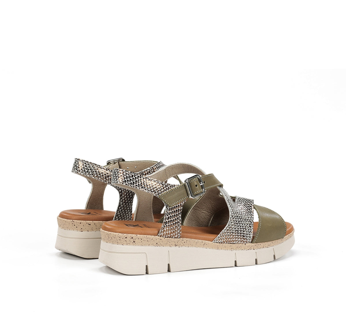 Dorking Klau D9485 sandales femme vertes