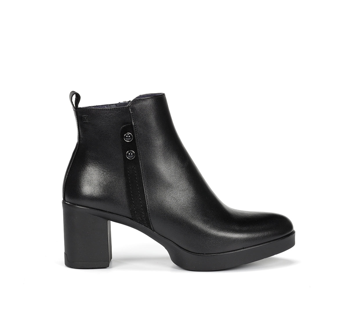 Dorking by Fluchos Elite D9423 bottine noire femme cuir