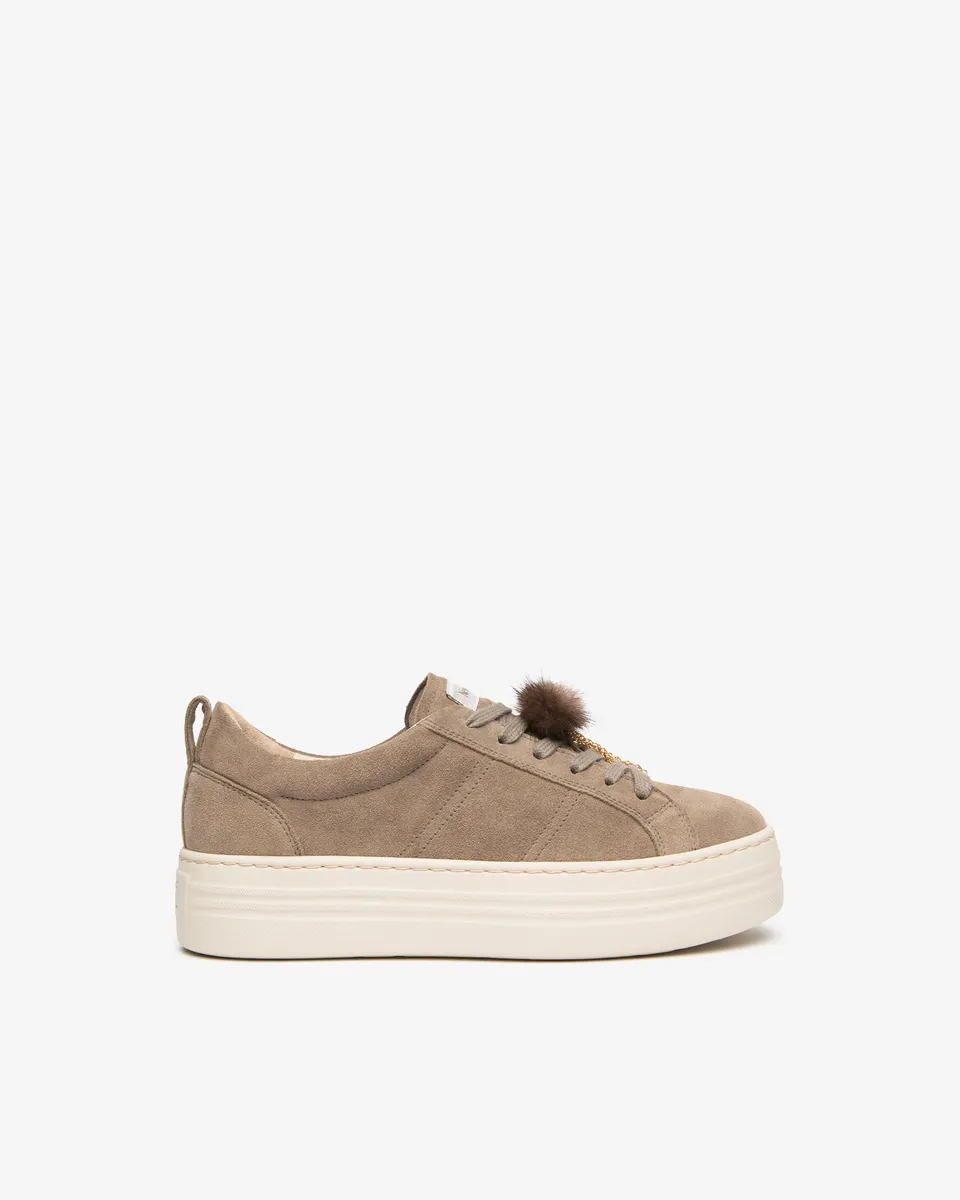 Nero Giardini Sneakers baskets daim femme plateforme 38